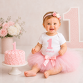 Personalized First Birthday Tutu Set for Baby Girl Cake Smash