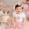 Personalized Kitten Birthday Shirt –Embroidered Cat Tee