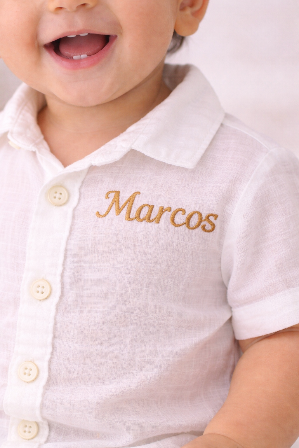 Boy Cake Smash Outfit, Personalized Name Shirt and Shorts, First Year Photo Outfit
