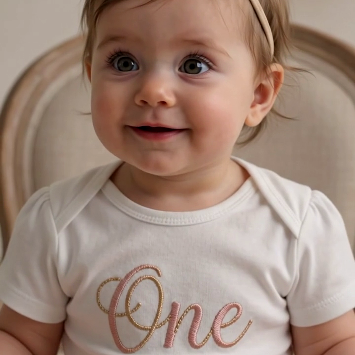 Personalized First Birthday Tutu Outfit for Baby Girl